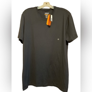 Izod Men’s Cool FX Athletic Workout Tee‎ Shirt NWT Stretch Wicking Black Large